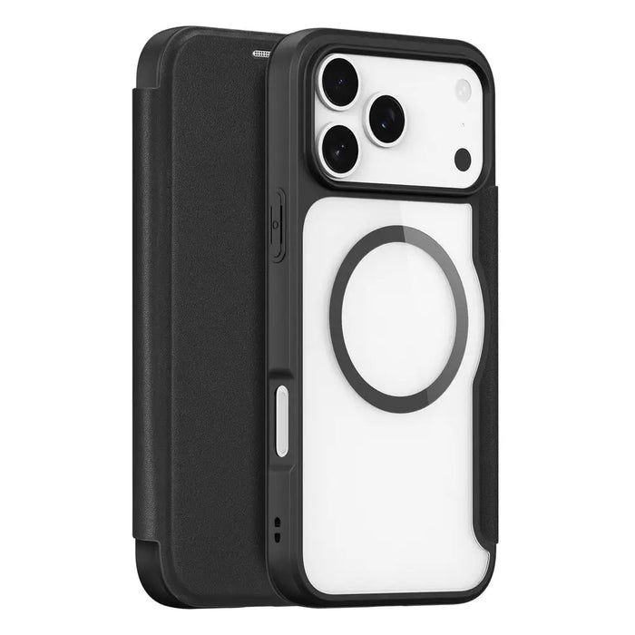 Dux Ducis Skin X Pro Case for iPhone 17 Pro with Wallet MagSafe Compatible - Black - Cell phone cases