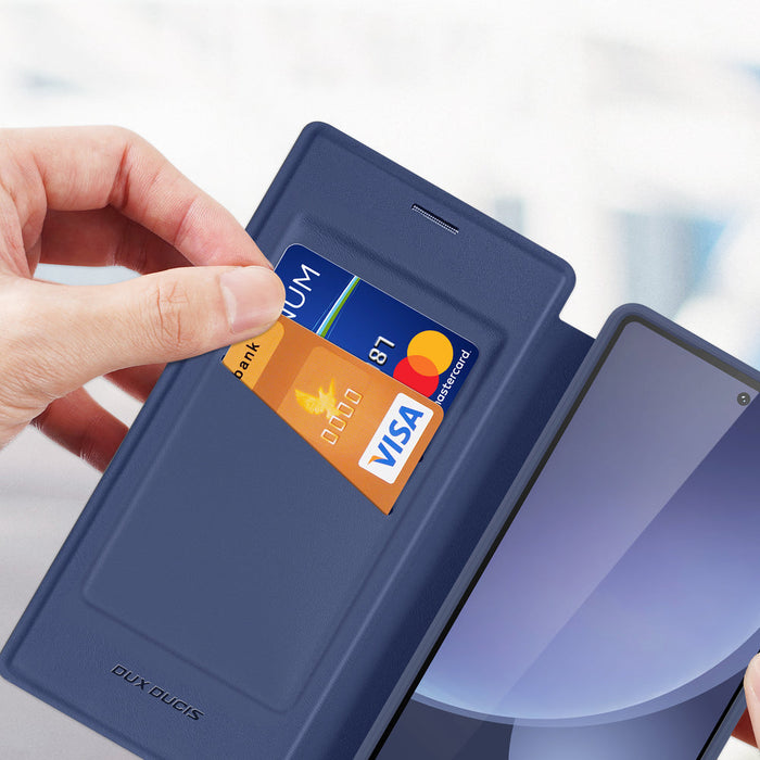 Dux Ducis Skin X Pro case for Samsung Galaxy S25 Ultra with MagSafe and wallet - blue - Cell phone cases