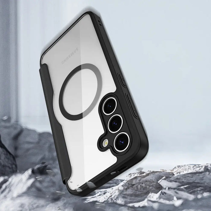 Dux Ducis Skin X Pro case for Samsung Galaxy S25+ with MagSafe and wallet - black - Cell phone cases