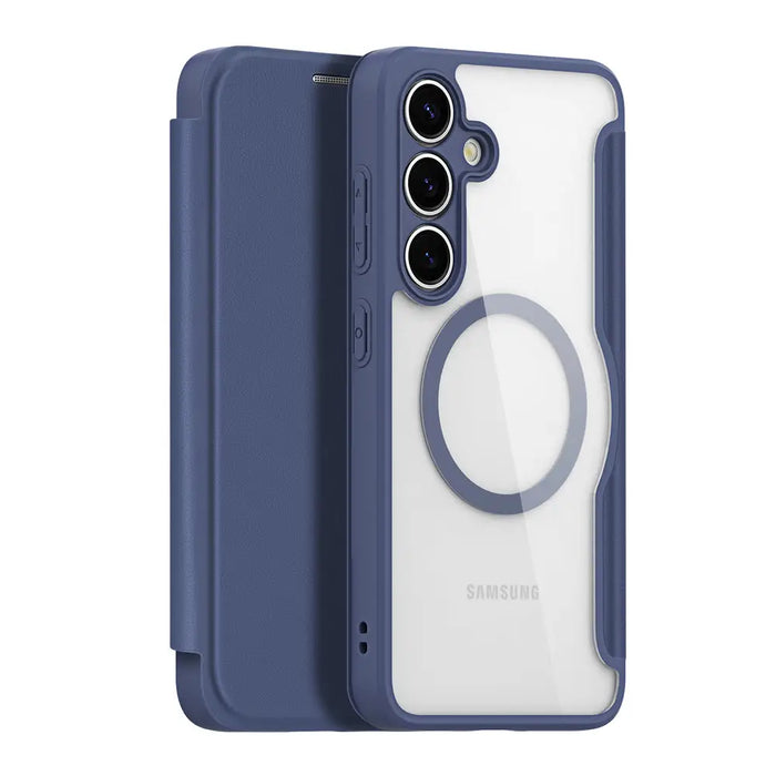 Dux Ducis Skin X Pro case for Samsung Galaxy S25+ with MagSafe and wallet - blue - Cell phone cases