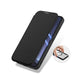 Dux Ducis Skin X Pro case for Samsung Galaxy S25+ with MagSafe and wallet - black - Cell phone cases