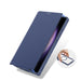 Dux Ducis Skin X Pro case for Samsung S24 Ultra with magnetic ring and flap - blue - Cell phone cases