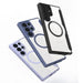 Dux Ducis Skin X Pro case for Samsung S24 Ultra with magnetic ring and flap - blue - Cell phone cases