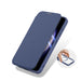 Dux Ducis Skin X Pro case for Samsung S24+ with magnetic ring and flap - blue - Cell phone cases and covers<<<HurtelXML