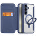 Dux Ducis Skin X Pro case with magnetic ring / stand for Samsung S24 - blue - Cell phone cases and covers<<<HurtelXML