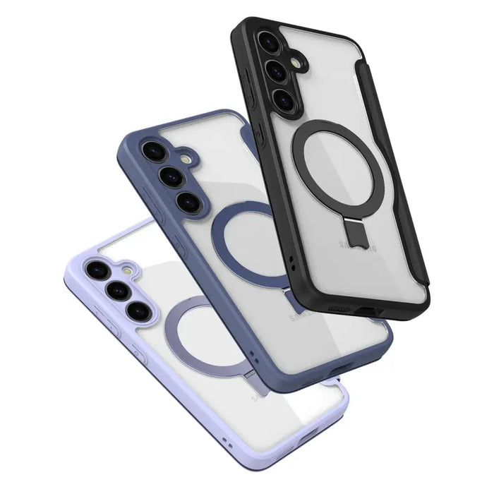 Dux Ducis Skin X Pro case with magnetic ring / stand for Samsung S24 - purple - Cell phone cases and covers<<<HurtelXML