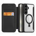 Dux Ducis Skin X Pro case with magnetic ring / stand for Samsung S24 - black - Cell phone cases and covers<<<HurtelXML