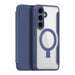 Dux Ducis Skin X Pro case with magnetic ring / stand for Samsung S24 - blue - Cell phone cases and covers<<<HurtelXML