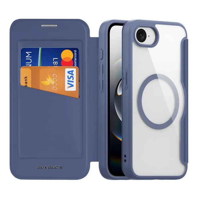 Dux Ducis Skin X Pro Case with MagSafe for iPhone 16e - Blue - Cell phone cases and covers<<<HurtelXML