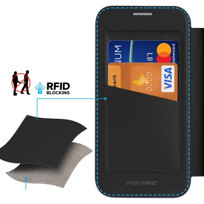Dux Ducis Skin X Pro iPhone 16 Case with MagSafe and Flip Cover - Black - Cell phone cases and covers<<<HurtelXML