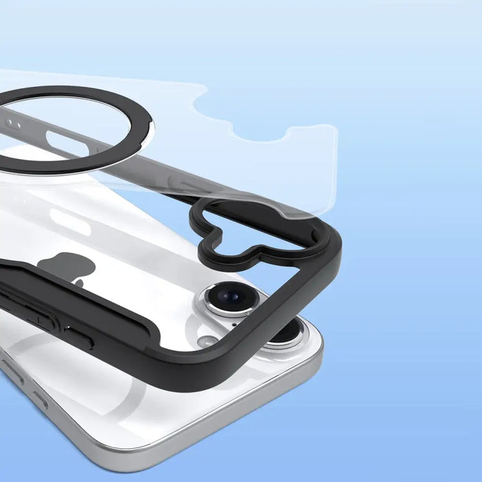 Dux Ducis Skin X Pro iPhone 16 Case with MagSafe Flip and Stand - Black - Cell phone cases and covers<<<HurtelXML