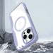 Dux Ducis Skin X Pro iPhone 16 Pro Max Case with MagSafe and Flip Cover - Purple - Cell phone cases