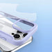 Dux Ducis Skin X Pro iPhone 16 Pro Max Case with MagSafe and Flip Cover - Purple - Cell phone cases