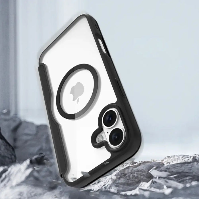 Dux Ducis Skin X Pro iPhone 16 Plus Case with MagSafe and Flip Cover - Black - Cell phone cases and covers<<<HurtelXML