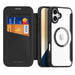 Dux Ducis Skin X Pro iPhone 16 Plus Case with MagSafe and Flip Cover - Black - Cell phone cases and covers<<<HurtelXML