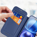 Dux Ducis Skin X Pro iPhone 17 Case with Wallet MagSafe Compatible - Blue - Cell phone cases and covers<<<HurtelXML