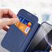 Dux Ducis Skin X Pro iPhone 17 Pro Case with Wallet MagSafe Compatible - Blue - Cell phone cases and covers<<<HurtelXML