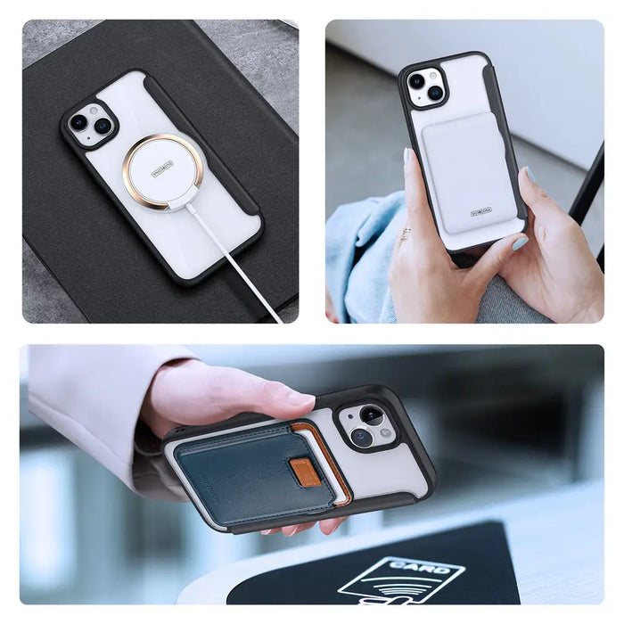 Dux Ducis Skin X Pro Magnetic Flip MagSafe Case iPhone 15 - Black - Cell phone cases and covers<<<HurtelXML