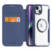 Dux Ducis Skin X Pro Magnetic Flip MagSafe Case iPhone 15 Plus - Blue - Cell phone cases and covers<<<HurtelXML