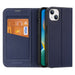 Dux Ducis Skin X2 case for iPhone 14 Plus case with magnetic flap blue - Cell phone cases and covers<<<HurtelXML