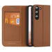 Dux Ducis Skin X2 case Samsung Galaxy S23+ flip case wallet stand brown - Cell phone cases and covers<<<HurtelXML