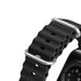 Dux Ducis Strap Watch 9 / 8 / 7 / 6 / 5 / 4 / 3 / 2 / SE (45 / 44 / 42mm) Silicone Band Bracelet Black (OceanWave