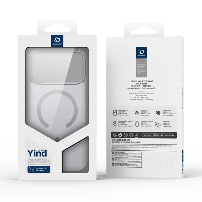 Dux Ducis Yind iPhone 17 Pro Max Case Compatible with MagSafe - Gray - Cell phone cases and covers<<<HurtelXML