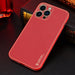 Dux Ducis Yolo elegant case made of soft TPU and PU leather for iPhone 13 Pro red - Cell phone cases