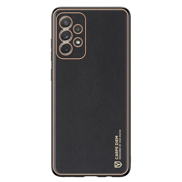 Dux Ducis Yolo elegant case made of soft TPU and PU leather for Samsung Galaxy A72 4G black - Cell phone cases