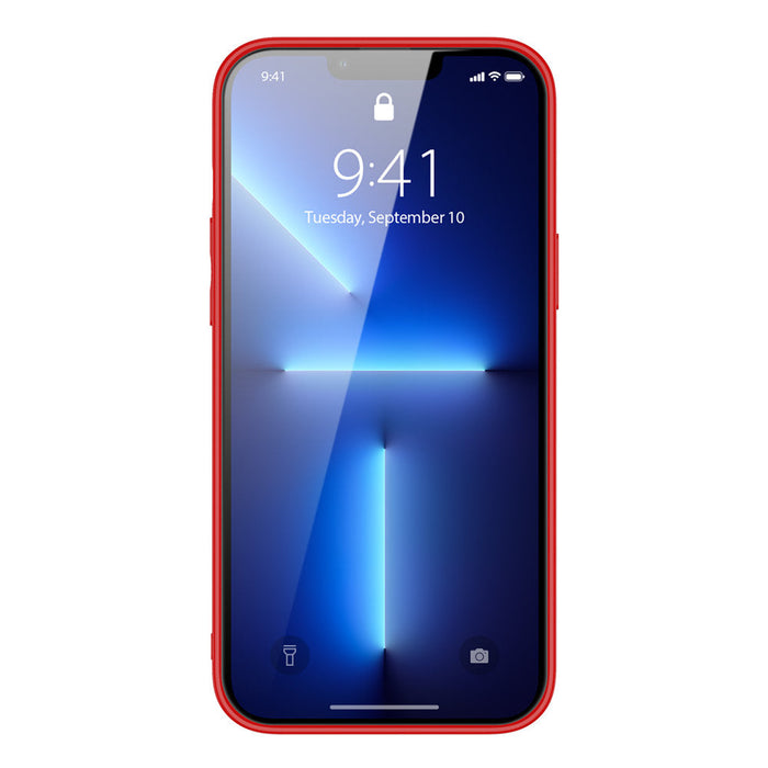 Dux Ducis Yolo elegant case made of soft TPU and PU leather for iPhone 13 Pro red - Cell phone cases