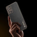 Dux Ducis Yolo elegant case made of soft TPU and PU leather for Samsung Galaxy A72 4G black - Cell phone cases