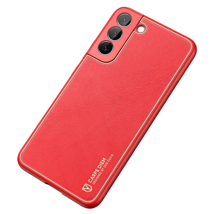 Dux Ducis Yolo elegant cover made of ecological leather for Samsung Galaxy S22 + (S22 Plus) red - Cell phone cases
