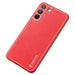 Dux Ducis Yolo elegant cover made of ecological leather for Samsung Galaxy S22 + (S22 Plus) red - Cell phone cases