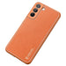 Dux Ducis Yolo elegant cover made of ecological leather for Samsung Galaxy S22 + (S22 Plus) orange - Cell phone cases