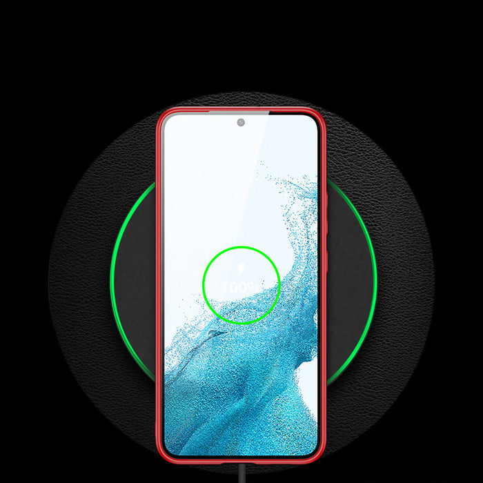 Dux Ducis Yolo elegant cover made of ecological leather for Samsung Galaxy S22 + (S22 Plus) red - Cell phone cases