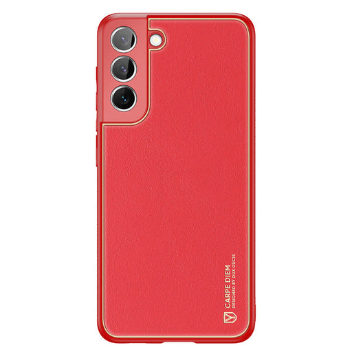 Dux Ducis Yolo elegant cover made of ecological leather for Samsung Galaxy S22 + (S22 Plus) red - Cell phone cases