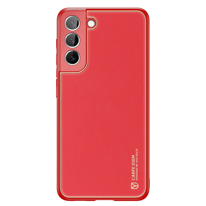 Dux Ducis Yolo elegant cover made of ecological leather for Samsung Galaxy S22 + (S22 Plus) red - Cell phone cases