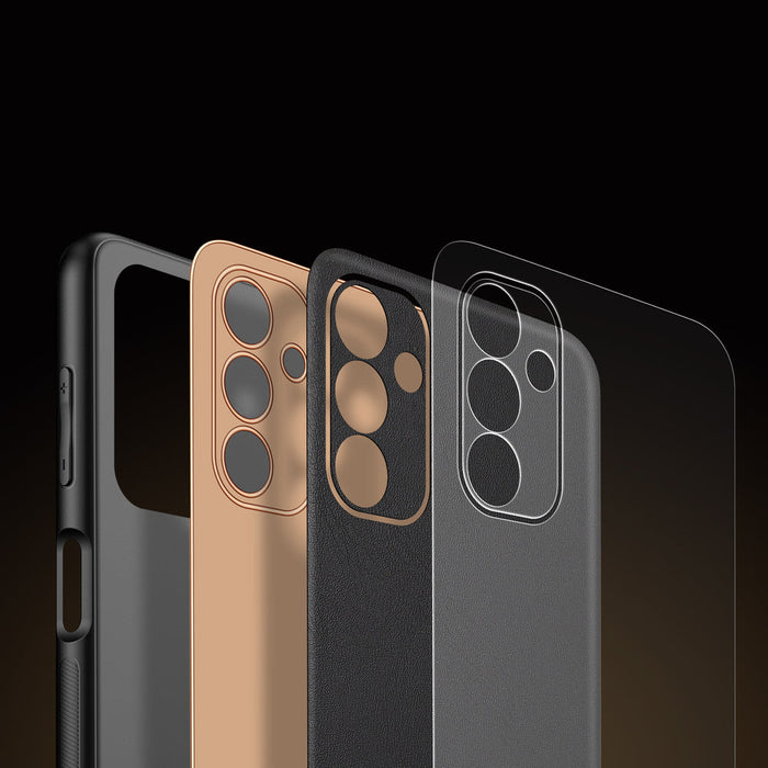 Dux Ducis Yolo elegant cover made of ecological leather for Samsung Galaxy A13 5G black - Cell phone cases