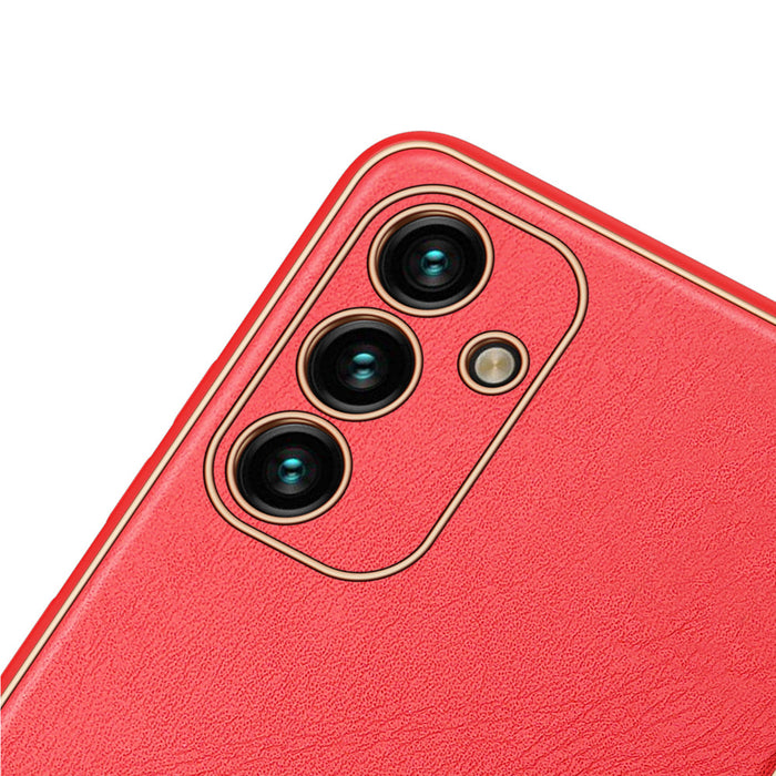 Dux Ducis Yolo elegant cover made of ecological leather for Samsung Galaxy A13 5G red - Cell phone cases