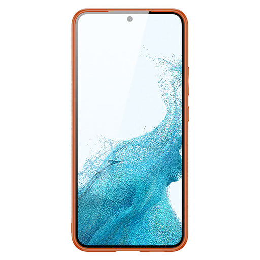 Dux Ducis Yolo elegant cover made of ecological leather for Samsung Galaxy S22 + (S22 Plus) orange - Cell phone cases
