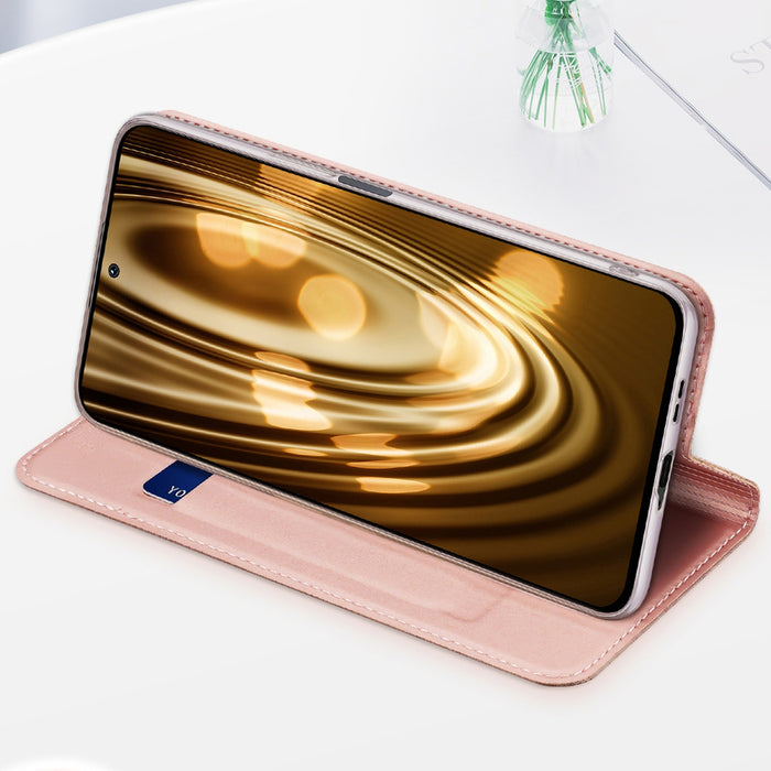 Dux Ducis Skin Pro Holster Cover Flip Cover for Xiaomi Poco F4 5G pink