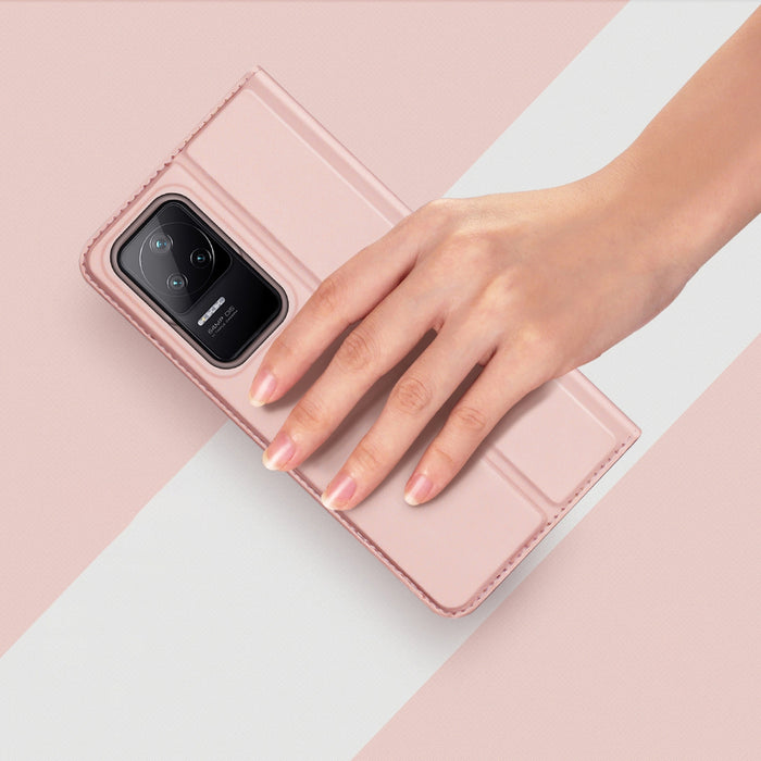 Dux Ducis Skin Pro Holster Cover Flip Cover for Xiaomi Poco F4 5G gold