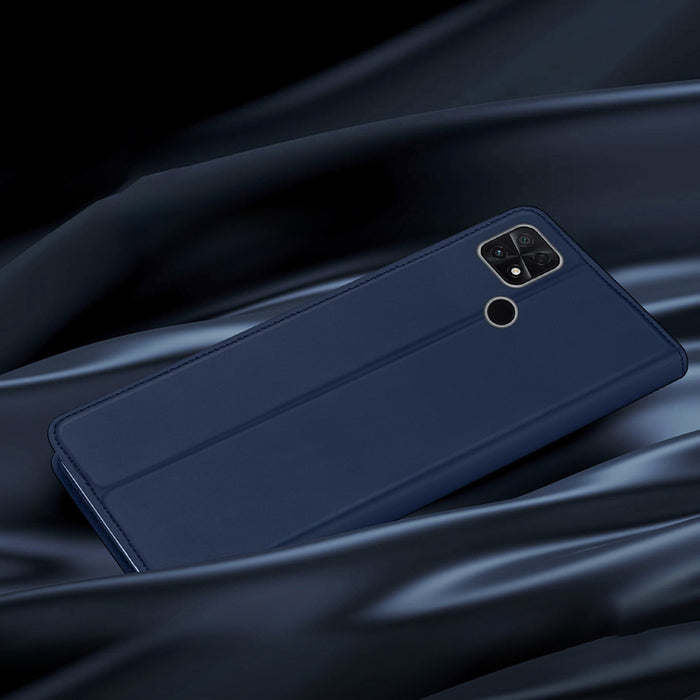 Dux Ducis Skin Pro case for Oppo Reno 8 Pro flip cover card wallet stand blue