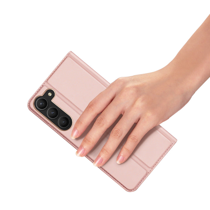 Dux Ducis Skin Pro case for Samsung Galaxy S23+ flip cover card wallet stand pink