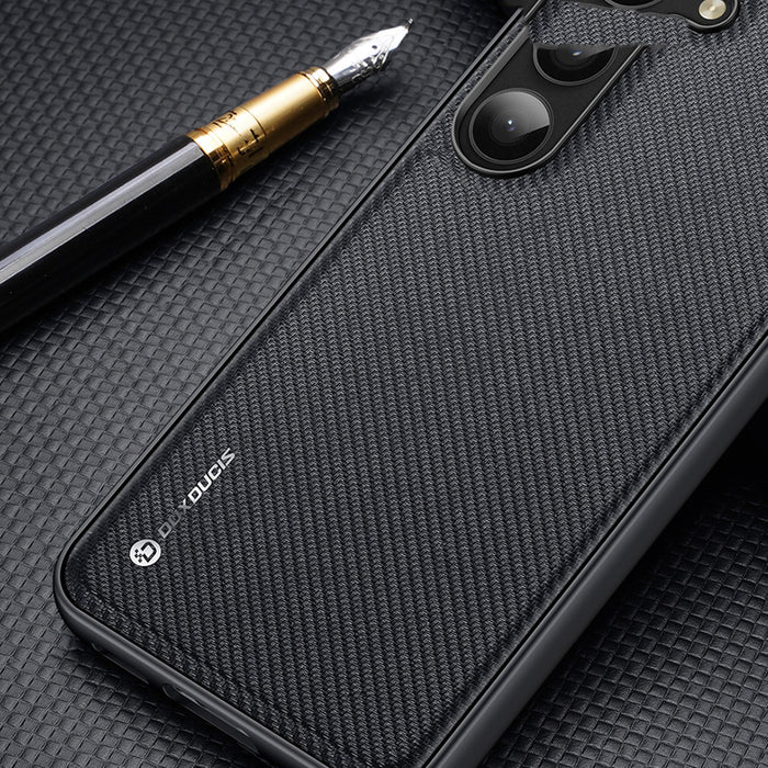 Dux Ducis Fino case Samsung Galaxy S23+ cover with silicone frame blue