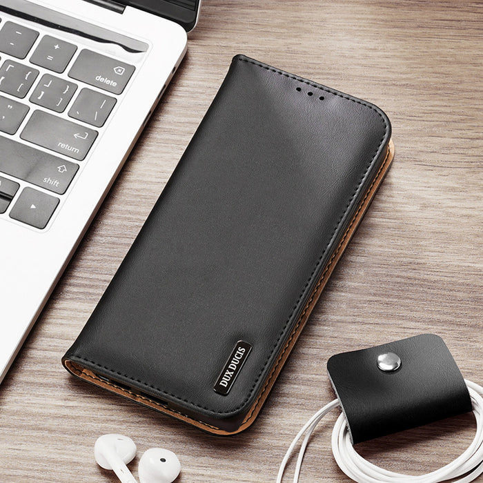 Dux Ducis Hivo case Samsung Galaxy S23+ flip case wallet stand RFID blocker black