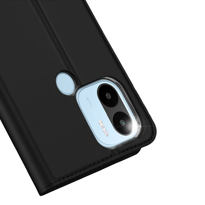 Dux Ducis Skin Pro Case for Xiaomi Redmi A1+ Flip Card Wallet Stand Black