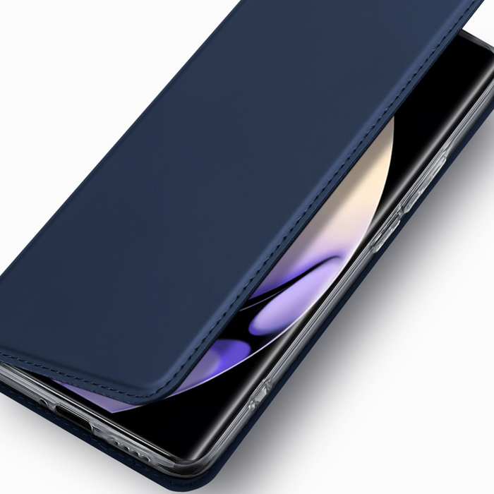 Dux Ducis Skin Pro case for Realme 10 Pro+ flip cover card wallet stand blue