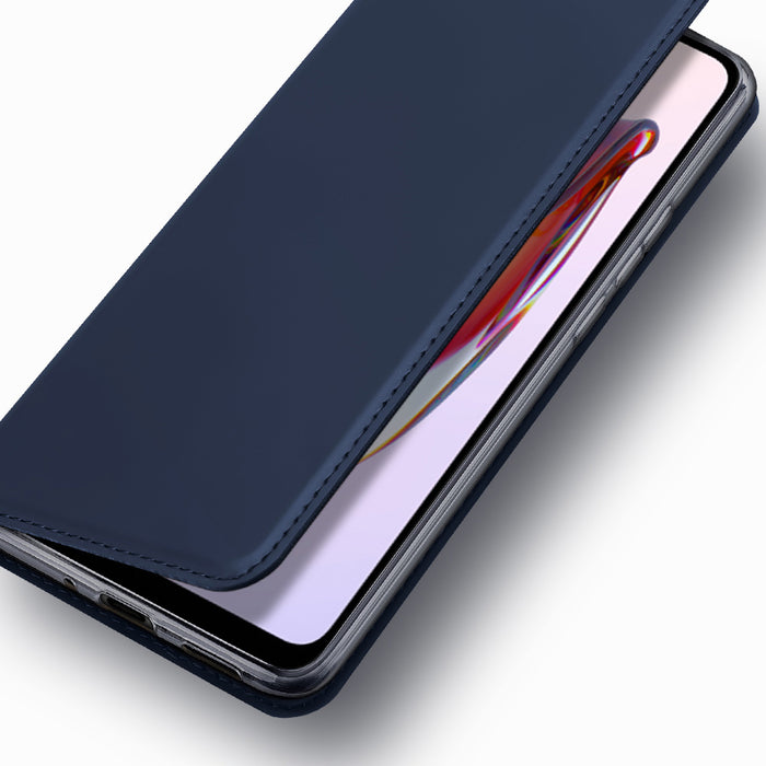 Dux Ducis Skin Pro Case For Xiaomi Redmi 11A / Poco C55 / Redmi 12C Cover Flip Card Wallet Stand Gold