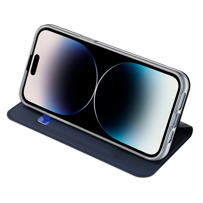 Dux Ducis Skin Pro Wallet Case for iPhone 15 Pro Max - Blue